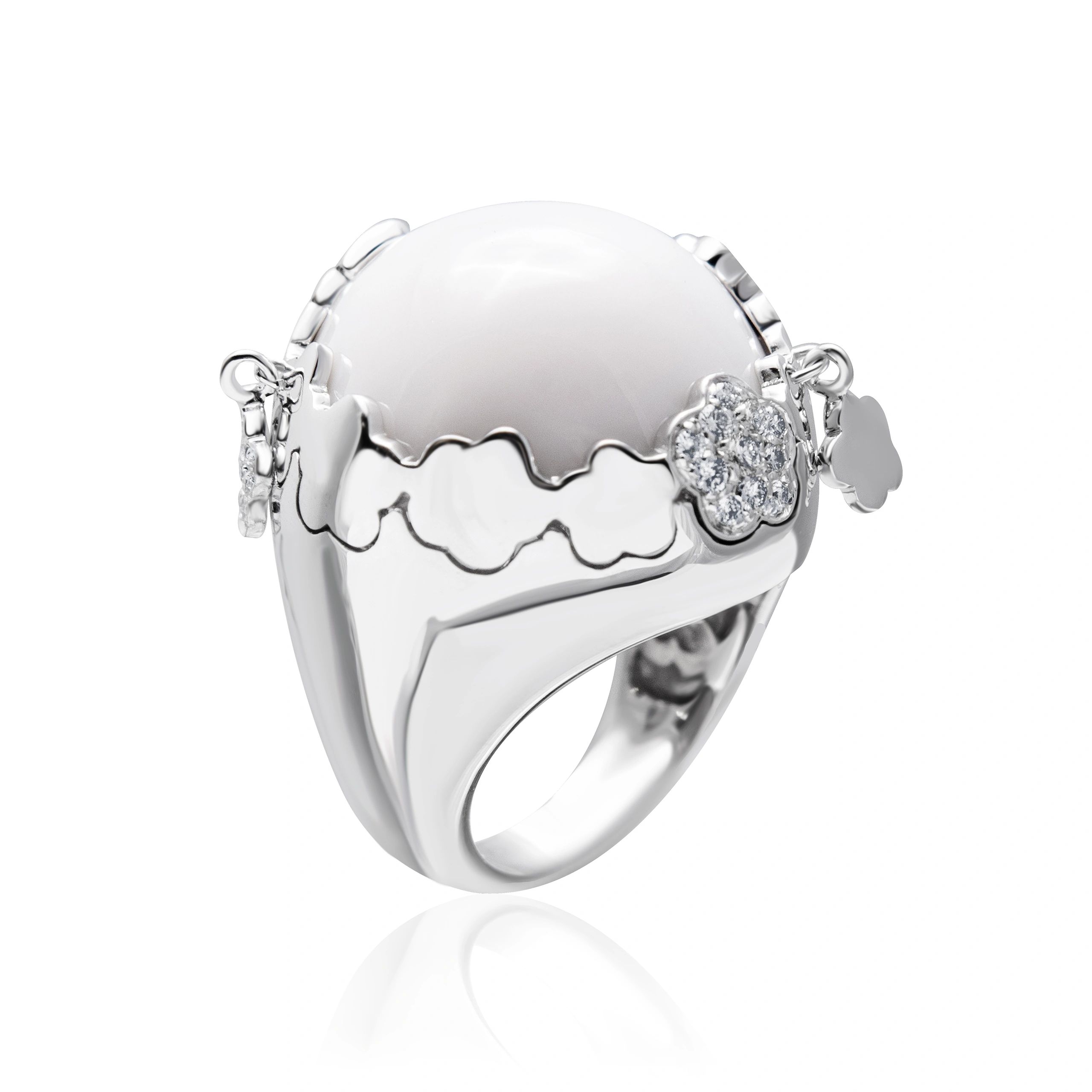 Sterling silver solitaire ring product photo