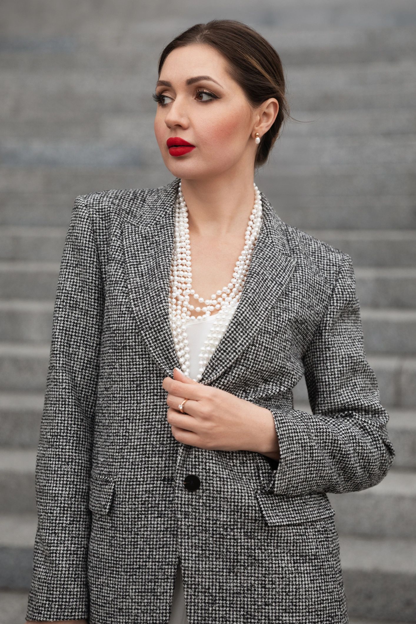 Stylish customer portrait for testimonial section